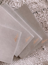 Load image into Gallery viewer, Grey Grid Notebook