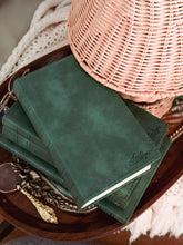 Load image into Gallery viewer, Green PU Leather Cover Chunky Journals
