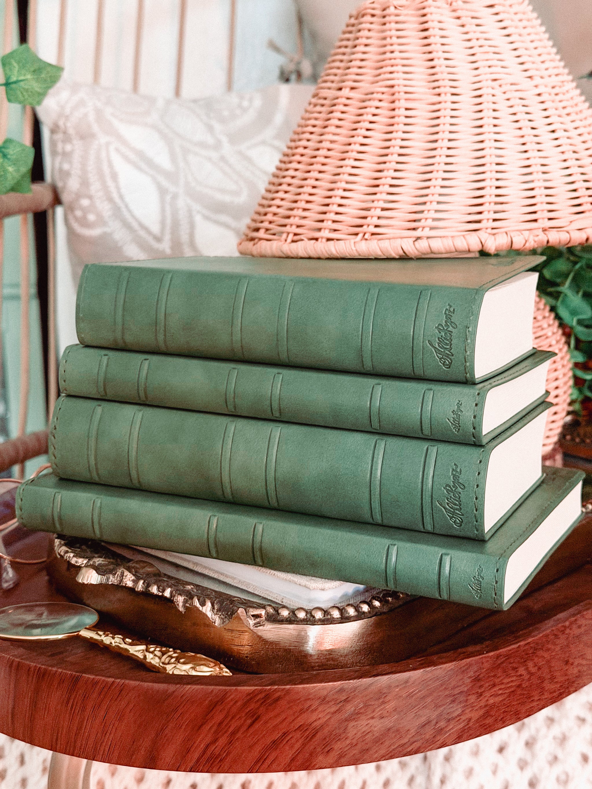 Green PU Leather Cover Chunky Journals – AllieRyaz