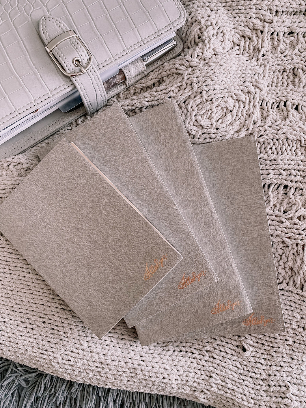 Grey Grid Notebook